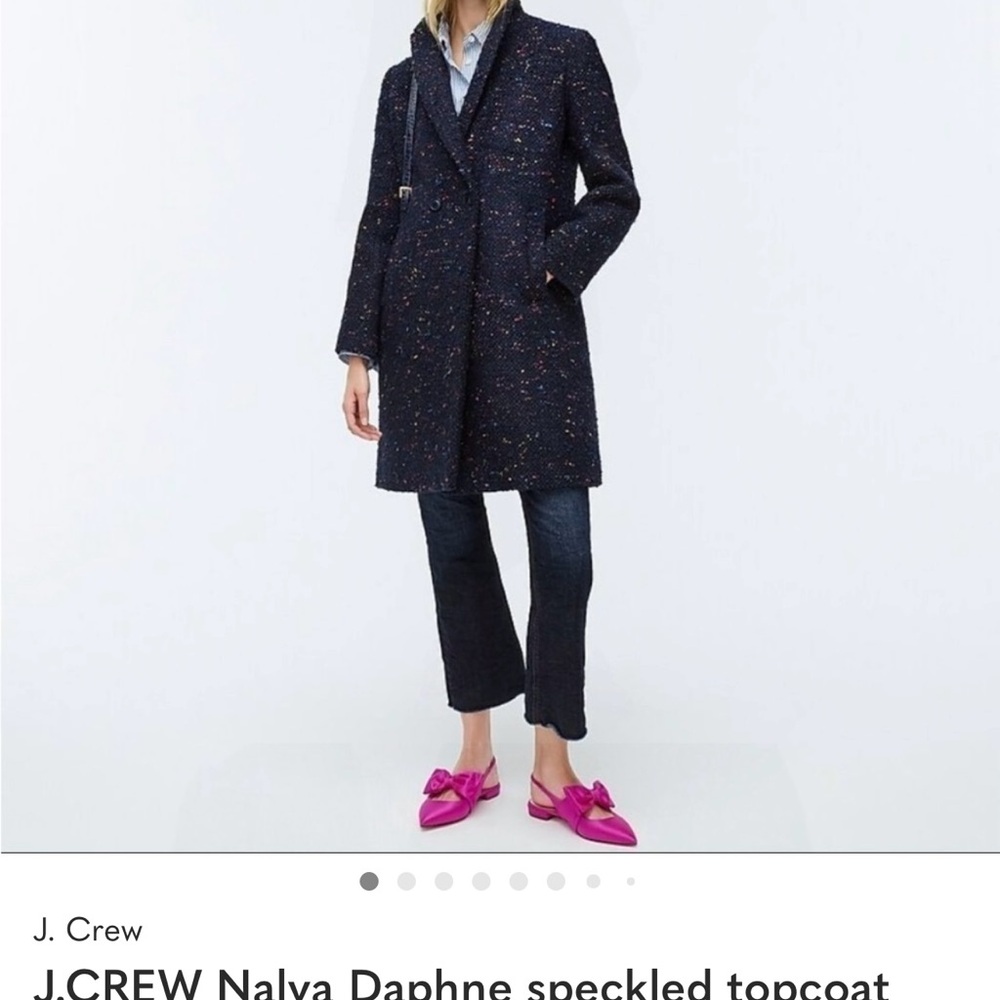 J. Crew Nalya Daphne Speckled Topcoat
